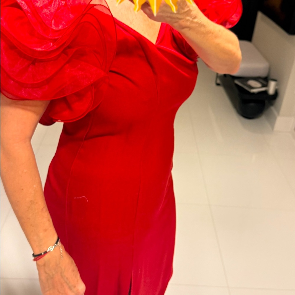 Elegant Red Evening Dress